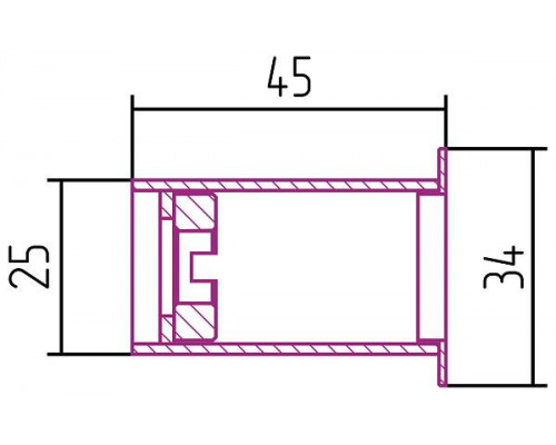 Сунержа Модуль скрытого подключения для МЭМ CUBE, цвет: без покрытия 00-1527-0000
