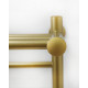 Полотенцесушитель электрический с/т Comfysan Luce EC-8 80/50 с полкой, MAT GOLD RAL