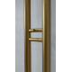 Полотенцесушитель электрический с/т COMFYSAN Alto EC-2 120/10, MAT GOLD RAL