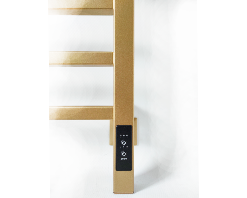 Полотенцесушитель электрический с/т COMFYSAN Pioli-K EC-10 100/50, MAT GOLD RAL
