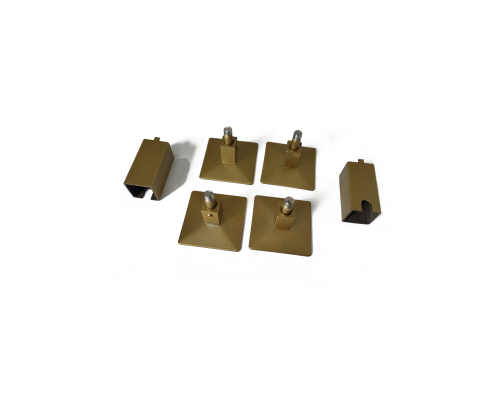 Полотенцесушитель электрический с/т COMFYSAN Pioli-K EC-10 100/50, MAT GOLD RAL