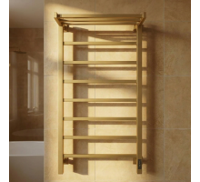 Полотенцесушитель электрический с/т Comfysan Marte-K EC-8 100/50 с полкой, MAT GOLD RAL