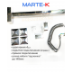 Полотенцесушитель электрический с/т COMFYSAN Marte-K EC-8 100/50 с полкой, хром