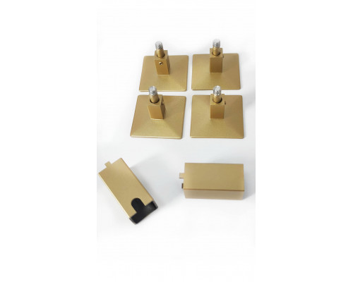 Полотенцесушитель электрический с/т COMFYSAN Unico-K EC-8 80/40, MAT GOLD RAL