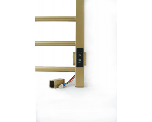 Полотенцесушитель электрический с/т COMFYSAN Unico-K EC-8 80/40, MAT GOLD RAL