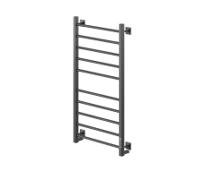 Полотенцесушитель электрический кабельный  Ника STEP-3 100/50 RAL9005 черный матовый U