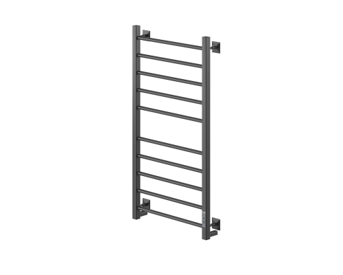 Полотенцесушитель электрический кабельный  Ника STEP-3 100/50 RAL9005 черный матовый U