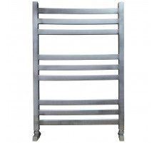 Полотенцесушитель водяной Ника MODERN ЛМ-6 80/50 Matt Antique Silver с вентилями (комплект люкс)