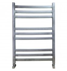 Полотенцесушитель водяной Ника MODERN ЛМ-6 80/50 Matt Antique Silver с вентилями (комплект люкс)