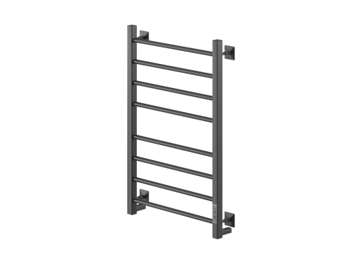Полотенцесушитель электрический кабельный  Ника STEP-3 80/50 RAL9005 черный матовый U