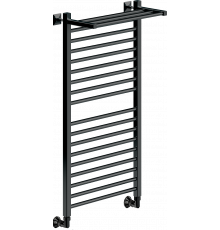 Полотенцесушитель водяной Ника MODERN ЛМ-3 100/50 RAL9005 черный матовый