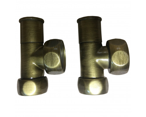 ВЕНТИЛЬ ЗАПОРНЫЙ УГЛОВОЙ КОЛП  3/4' x 1/2'  г/ш  8202-1SCH0405/2С, с отраж.(ZZ-4701, ZZ-4703) бронза