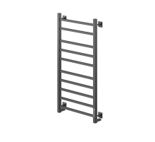 Полотенцесушитель электрический кабельный  Ника STEP-2 100/50 RAL9005 черный матовый U