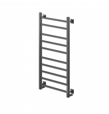 Полотенцесушитель электрический кабельный  Ника STEP-2 100/50 RAL9005 черный матовый U