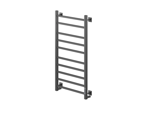 Полотенцесушитель электрический кабельный  Ника STEP-2 100/50 RAL9005 черный матовый U
