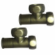 ВЕНТИЛЬ ЗАПОРНЫЙ УГЛОВОЙ КОЛП  3/4' x 1/2'  г/ш  8202-1SCH0405/2С, с отраж.(ZZ-4701, ZZ-4703) бронза