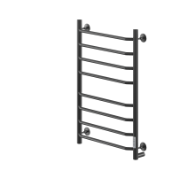Полотенцесушитель электрический кабельный  Ника WAY-3 80/50 RAL9005 черный матовый U