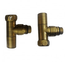 ВЕНТИЛЬ ЗАПОРНЫЙ УГЛОВОЙ КОЛП  3/4' x 1/2'  г/ш  8510SCH0405/2 (ZZ-4701, ZZ-4703) бронза