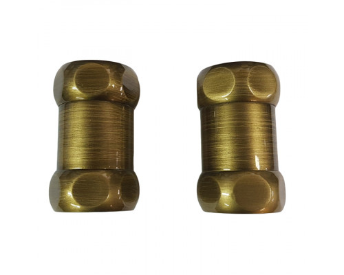 Американка для полотенцесушителя  прям 1' x 3/4'  г/г  730SCH1005 бронза