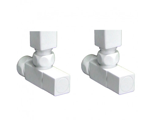 ВЕНТИЛЬ ЗАПОРНЫЙ УГЛОВОЙ КВАДР  3/4' x 1/2'  г/ш  SG 01CH0405/2 белый RAL9016 матовый (НИКА)