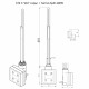 Блок Terma КТХ 3 'МS' черный скрыт + Terma-Split 600W