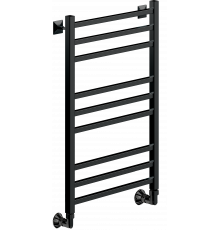 Полотенцесушитель водяной Ника MODERN ЛМ-5 80/40 RAL9005 черный матовый