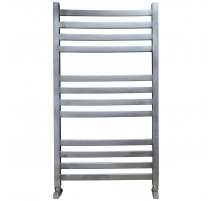Полотенцесушитель водяной Ника MODERN ЛМ-6 100/50 Matt Antique Silver с вентилями (комплект люкс)