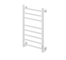 Полотенцесушитель электрическийкабельный Ника STEP-2 80/50 RAL9016 белый матовый U