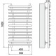 Полотенцесушитель водяной Ника BAMBOO ЛБ-8 100/40