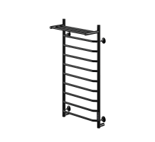 Полотенцесушитель электрический с/т Comfysan Scola EC-10 100/40 с полкой, черный
