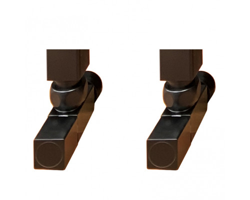 ВЕНТИЛЬ ЗАПОРНЫЙ УГЛОВОЙ КВАДР  3/4' x 1/2'  г/ш  SG 01CH0405/2 черный RAL9005 матовый (НИКА)