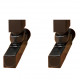 ВЕНТИЛЬ ЗАПОРНЫЙ УГЛОВОЙ КВАДР  3/4' x 1/2'  г/ш  SG 01CH0405/2 черный RAL9005 матовый (НИКА)