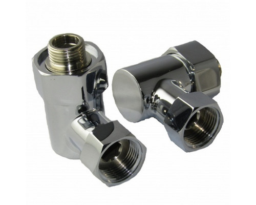 Американка для полотенцесушителя  угл 3/4' x 1/2'  г/ш  (НИКА) SMT747/2SCH0504(S2) со сгоном хром*