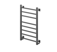 Полотенцесушитель электрический кабельный  Ника STEP-2 80/50 RAL9005 черный матовый U
