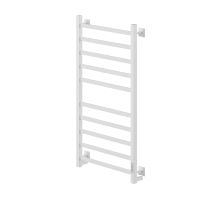 Полотенцесушитель электрическийкабельный Ника STEP-1 100/50 RAL9016 белый матовый U