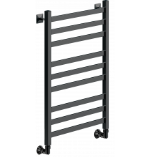 Полотенцесушитель водяной Ника MODERN ЛМ-6 80/50 RAL9005 черный матовый