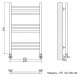 Полотенцесушитель водяной Ника CLASSIC ЛП (Г2) 80/40 RAL9005 черный матовый с вентилями (комплект люкс)