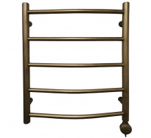 Полотенцесушитель GROIS Kelly GR-007 500х600 П5 bronze с тэном
